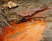 Suppressing the acidic damage from coal mine drainage