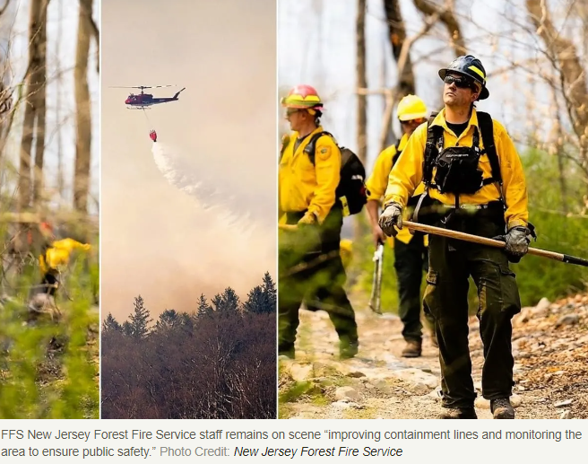 Large New Jersey Brush Fire Finally Contained